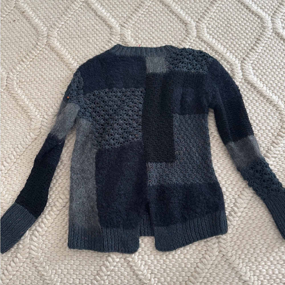 Rebecca Taylor Colorblock Knit Women's Sweater - Picture 4 of 7
